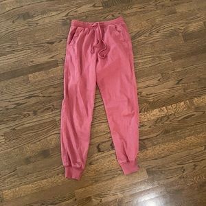 Gap pink cotton joggers. Size Small Tall